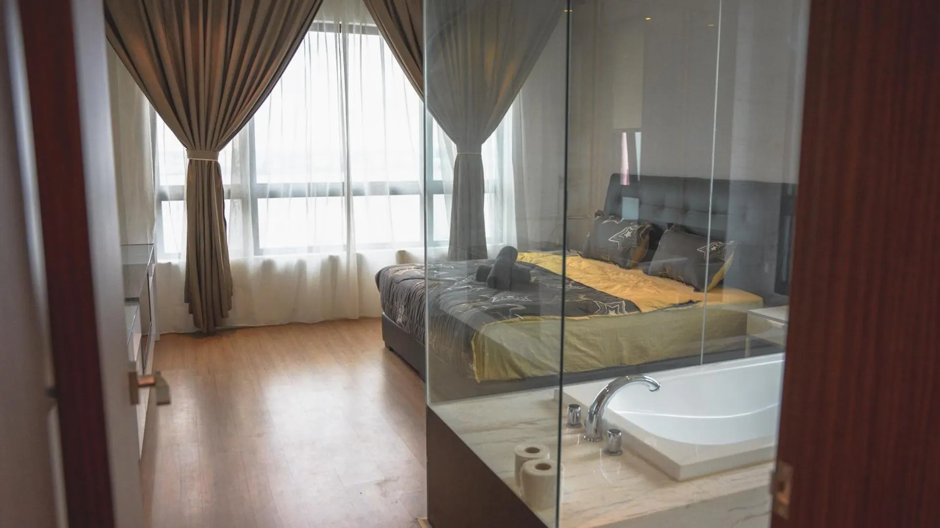 Homely Marina View 3Br Permas W Bathtub & Seaview Balcony Permas By Our Stay Johor Bahru 0*,